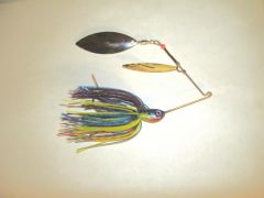 Multicolor powder paint spinnerbait