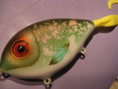 Green pike Twisterjerk with Jelltex tail