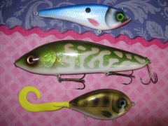 And with some other lures I made