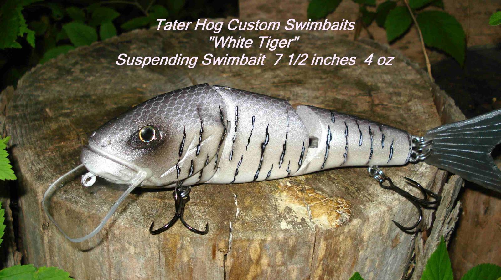 White Tiger on my Swimbait - Hard Baits -  - Tackle  Building Forums