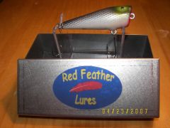 silver minnow popper