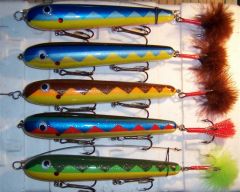 Some of my newest Topwater Jerkbaits.