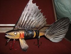 CAO Walleye "Cigar Bait," & Northern Pike; both for show