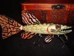 CAO Walleye "Cigar Bait," & Northern Pike; both for show