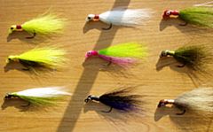 Saltwater bucktails for snook, bonefish, redfish, tarpon...