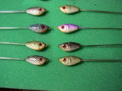 A few finished lures
