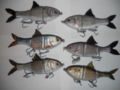 Some 7 Inch Swimbaits I have made