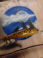 brown trout with d2t topcoat