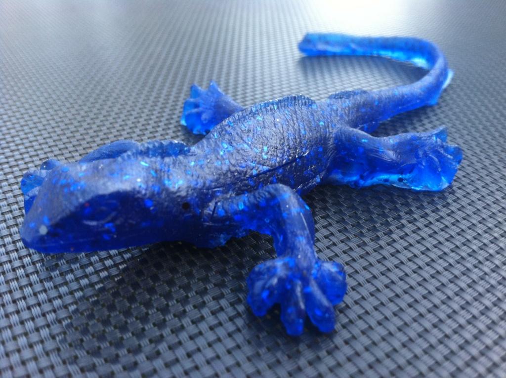 Electric Blue Lunker Lizard