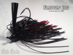 Black & Red Flippin Jig