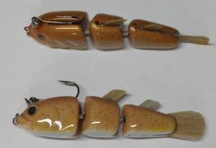 hand carved PVC Goby swimbaits