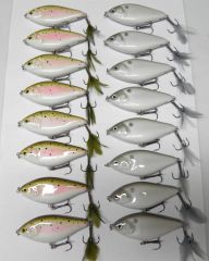 Hand Carved PVC Glide Baits