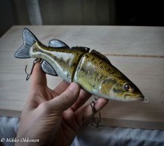 hand painted largemouth bass