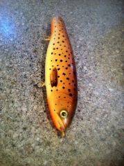 Floating brown trout glider