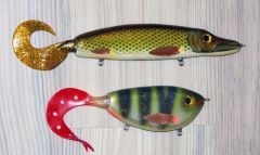 Tailed jerkbaits for pikes