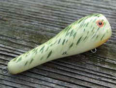 Green splattter back  popper