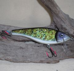 Wooden wobbler whit real Abalone