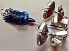 4 Bladed Double Clacking Wire Tied Buzzbait