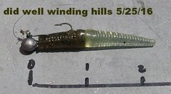 cone tail grub is a multi-species lure