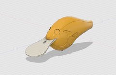 fusion 360 3d crankbait model