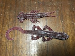 enforcerbaitmolds 3" shrimp and Eradicater lizardIMG_4712.JPG