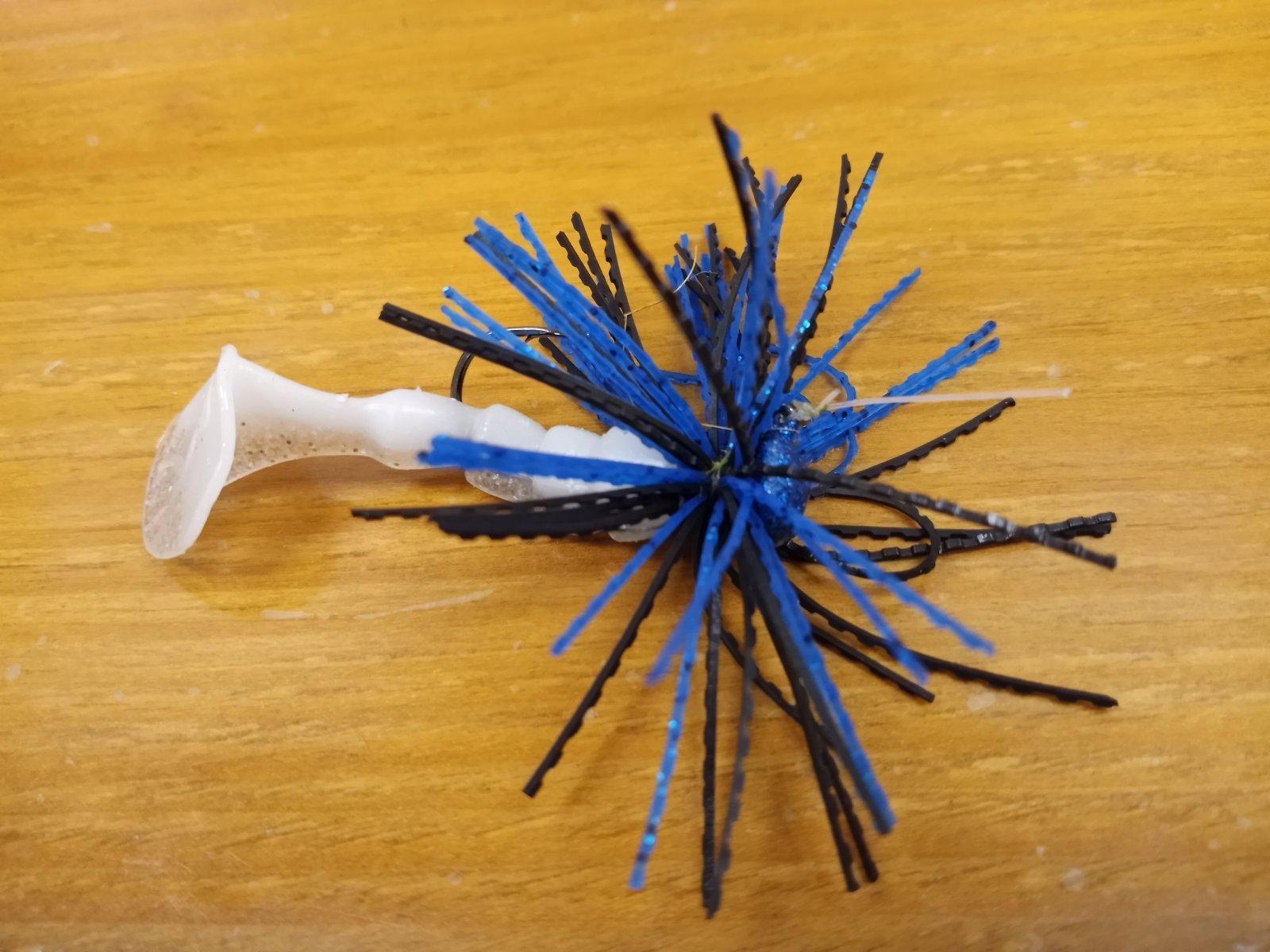 Black and blue pixie jig