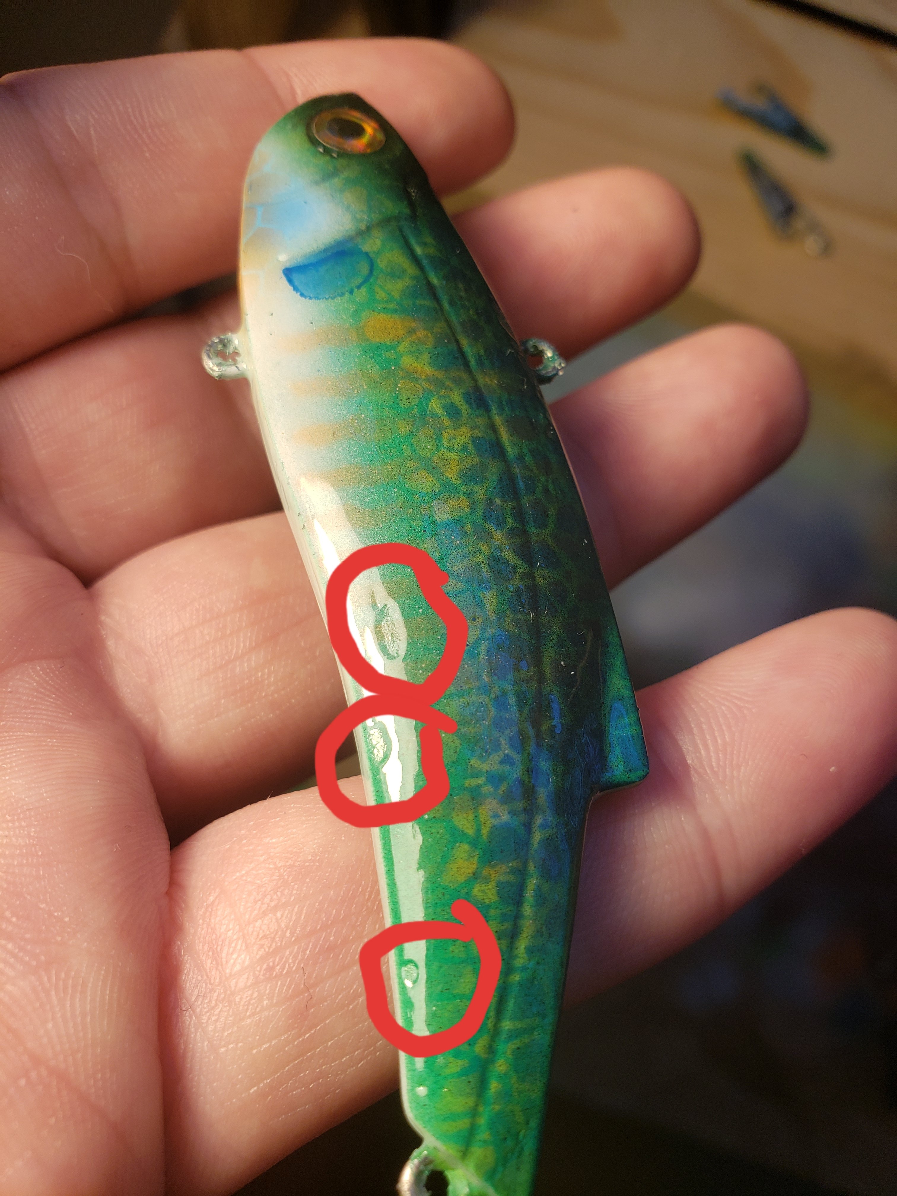 Having issues with clear coat. - Hard Baits -  -  Tackle Building Forums