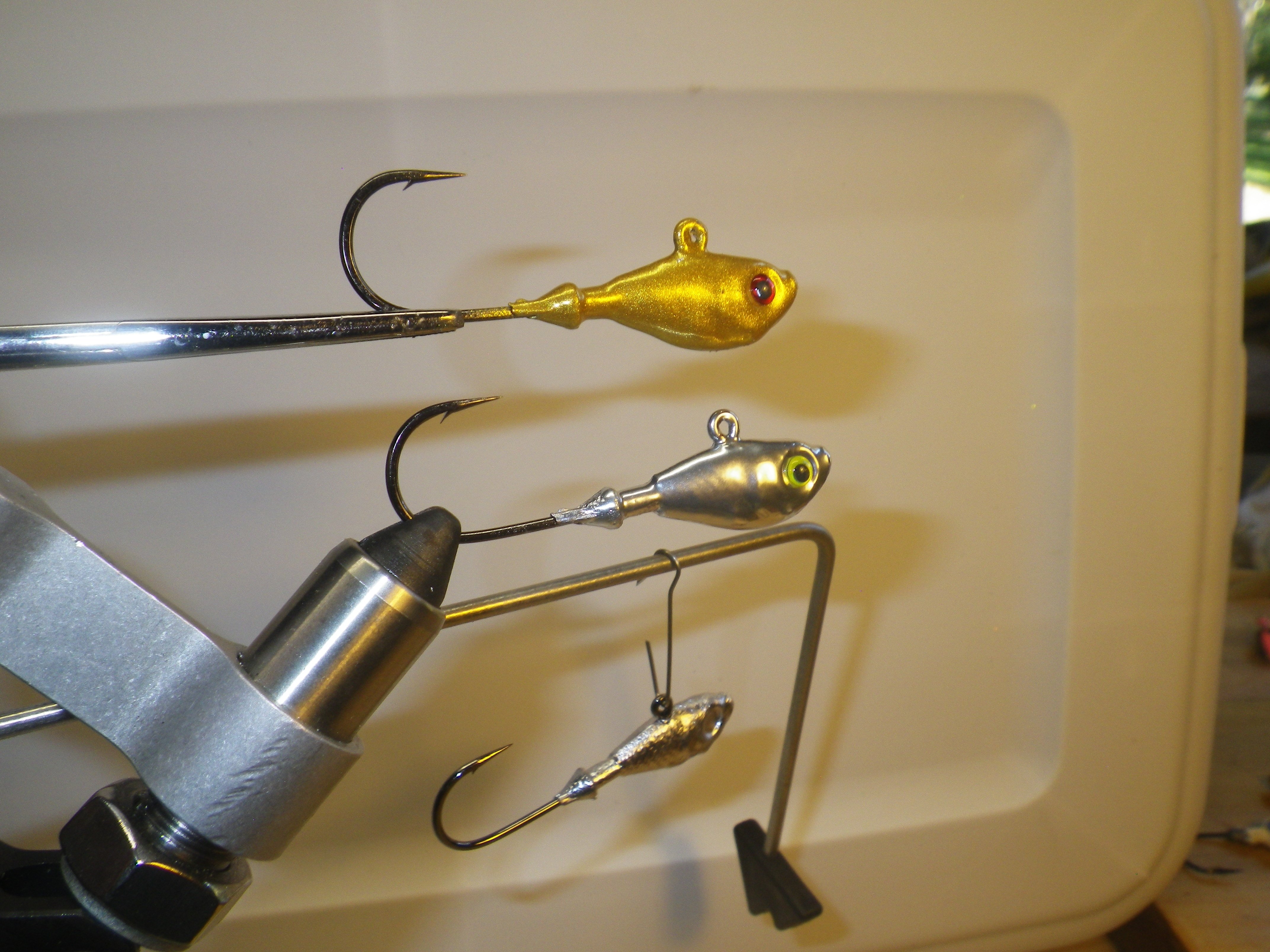 Chrome and gold powder paint? - Wire Baits 
