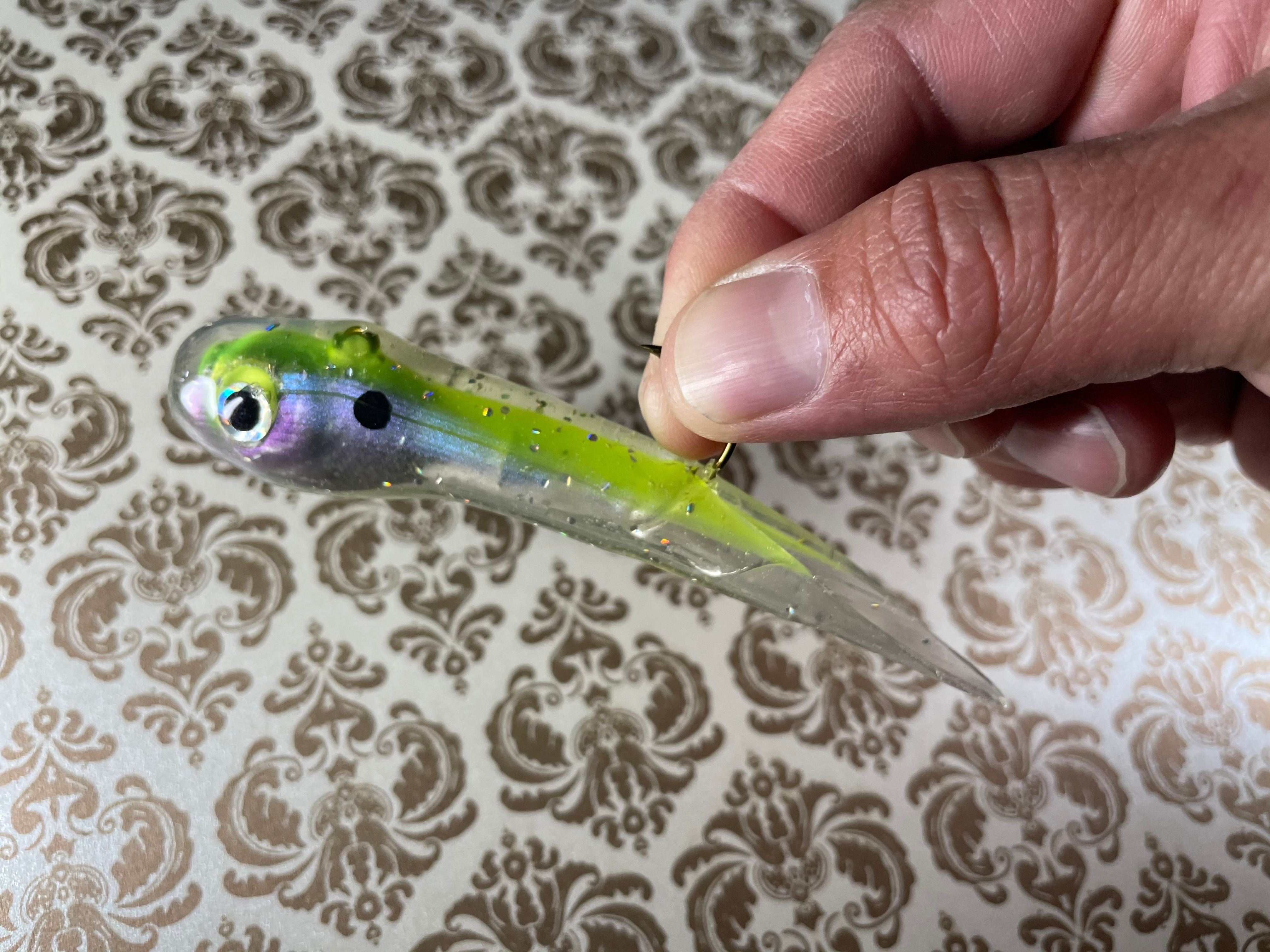 Cloudy-ish baits - Possibly from natural finger oils? - Soft Plastics -   - Tackle Building Forums