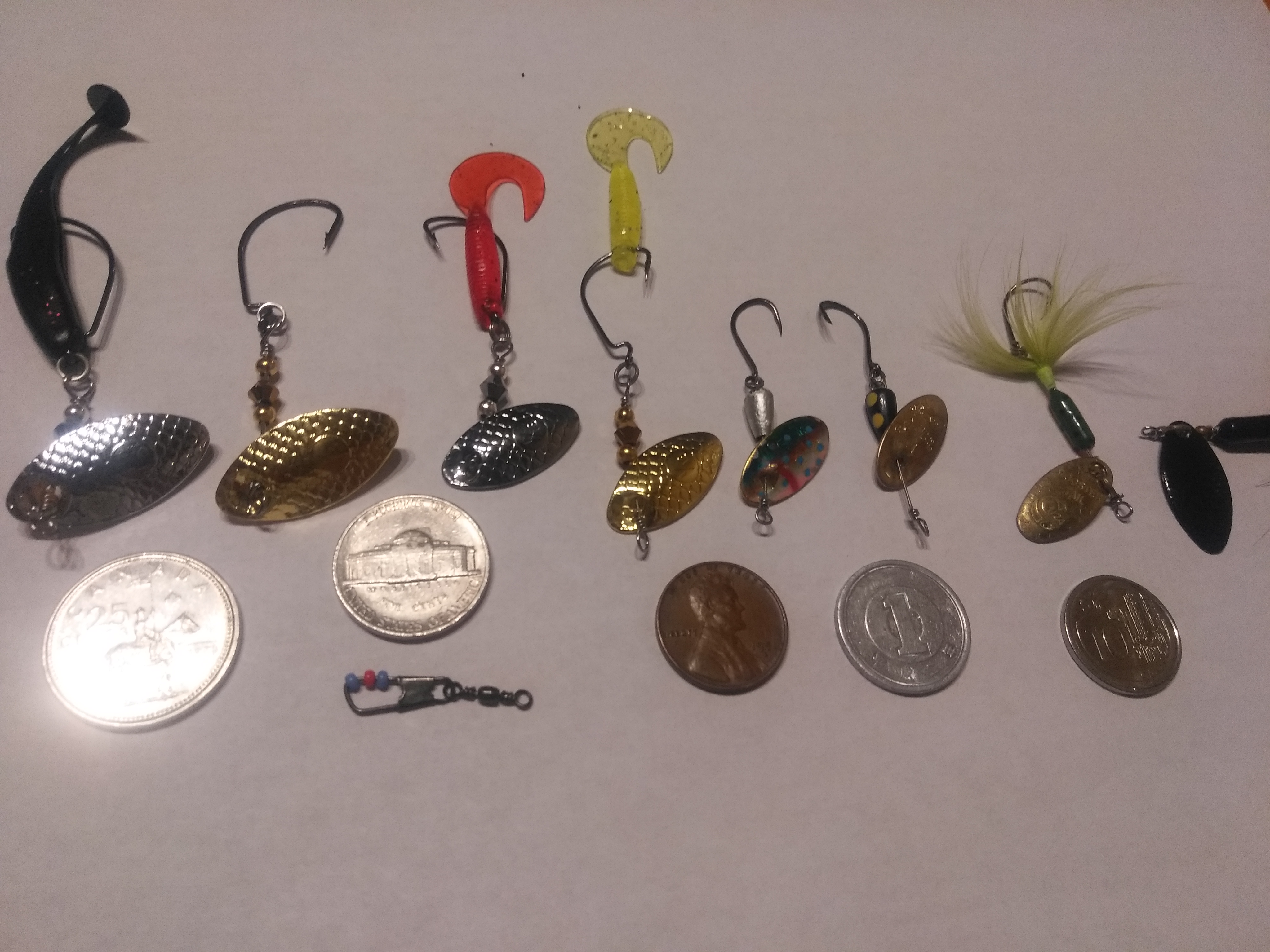 Tips on making small luers for trout, in rivers and creeks - Wire